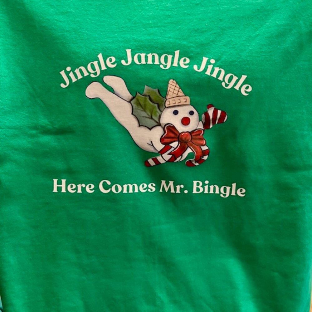 Mr Bingle green unisex tshirt all sizes NEW
